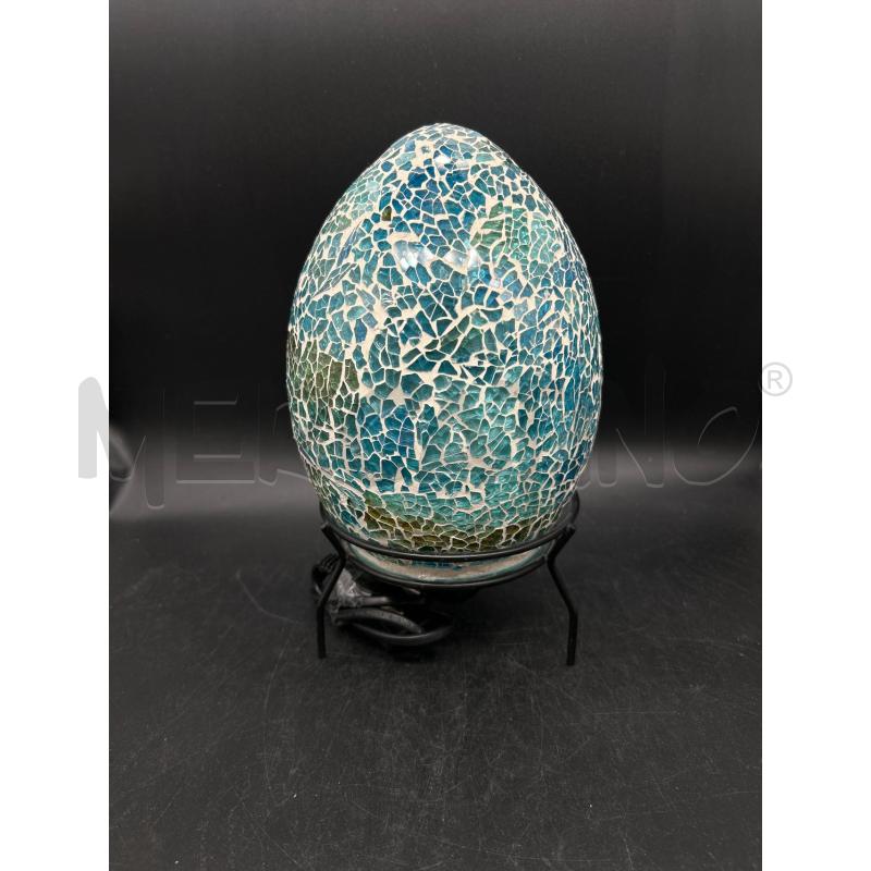 LAMPADA A UOVO STILE MOSAICO | Mercatino dell'Usato Burolo 1