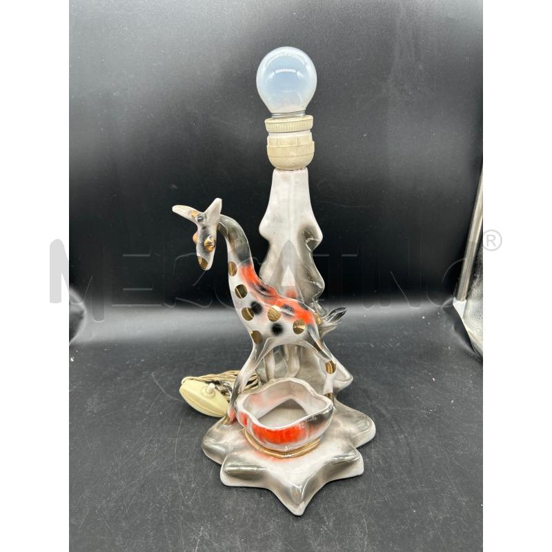 LAMPADA CERAMICA CON GIRAFFA | Mercatino dell'Usato Burolo 1