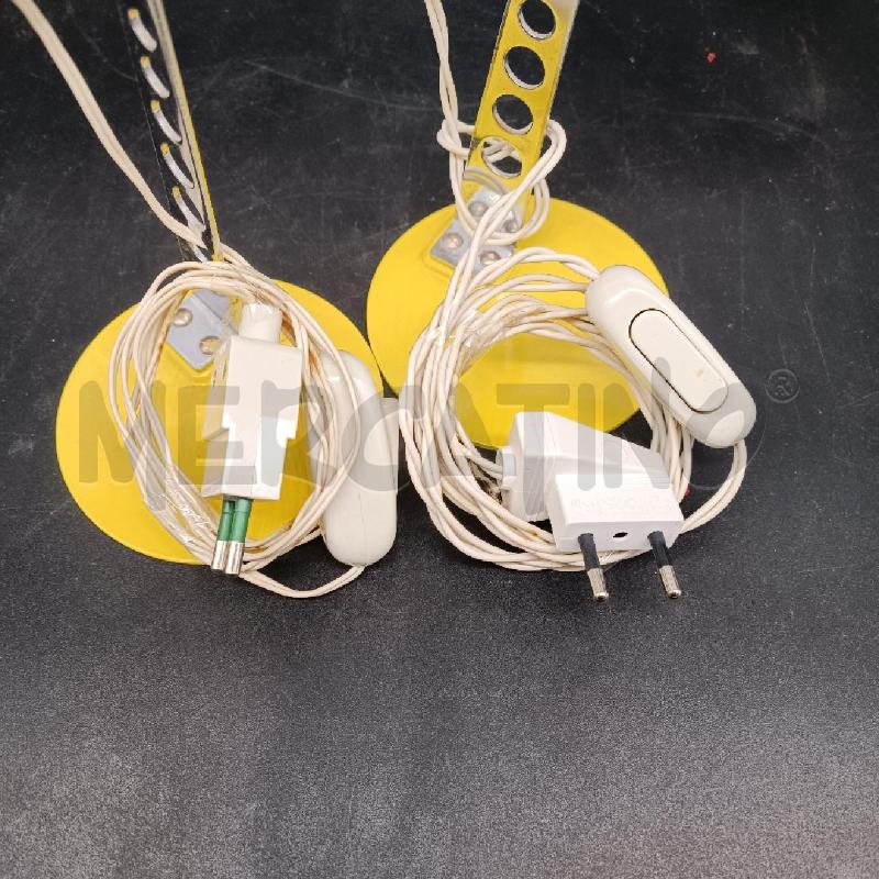 LAMPADA COPPIA TARGETTI SANKEY METALLO GIALLO | Mercatino dell'Usato Burolo 3