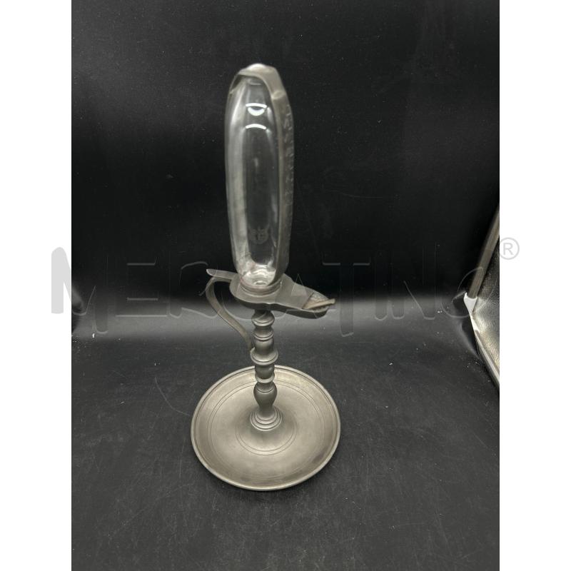 LAMPADA PELTRO VETRO | Mercatino dell'Usato Burolo 3