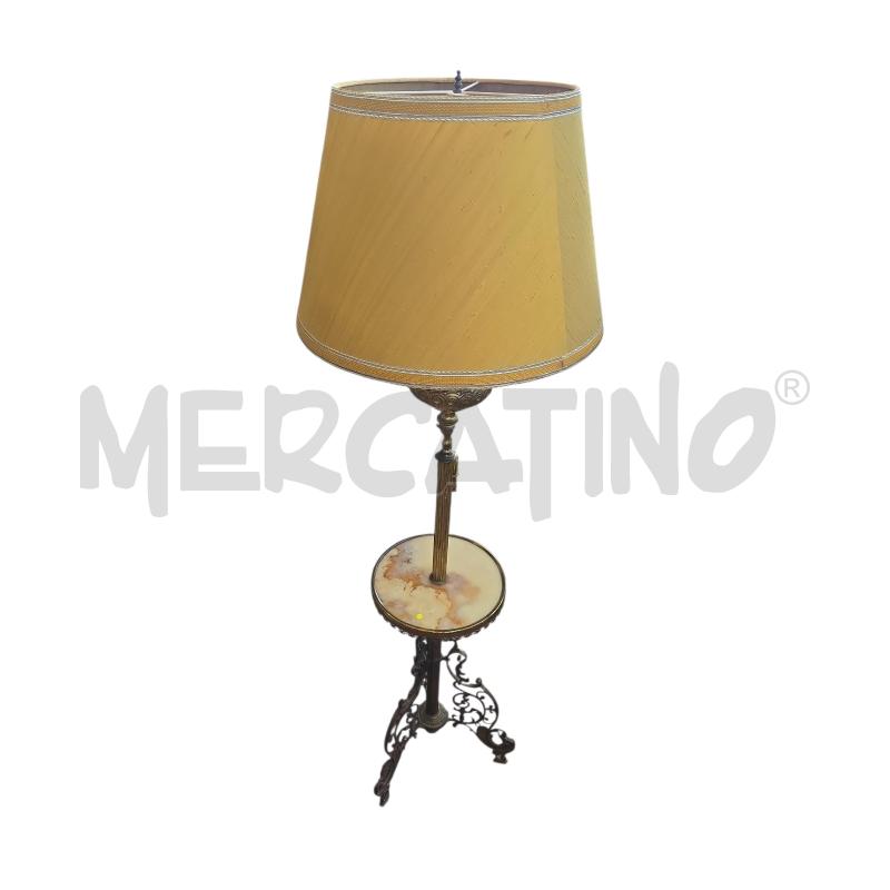 LAMPADA PIANTANA OTTONE MARMO | Mercatino dell'Usato Burolo 2