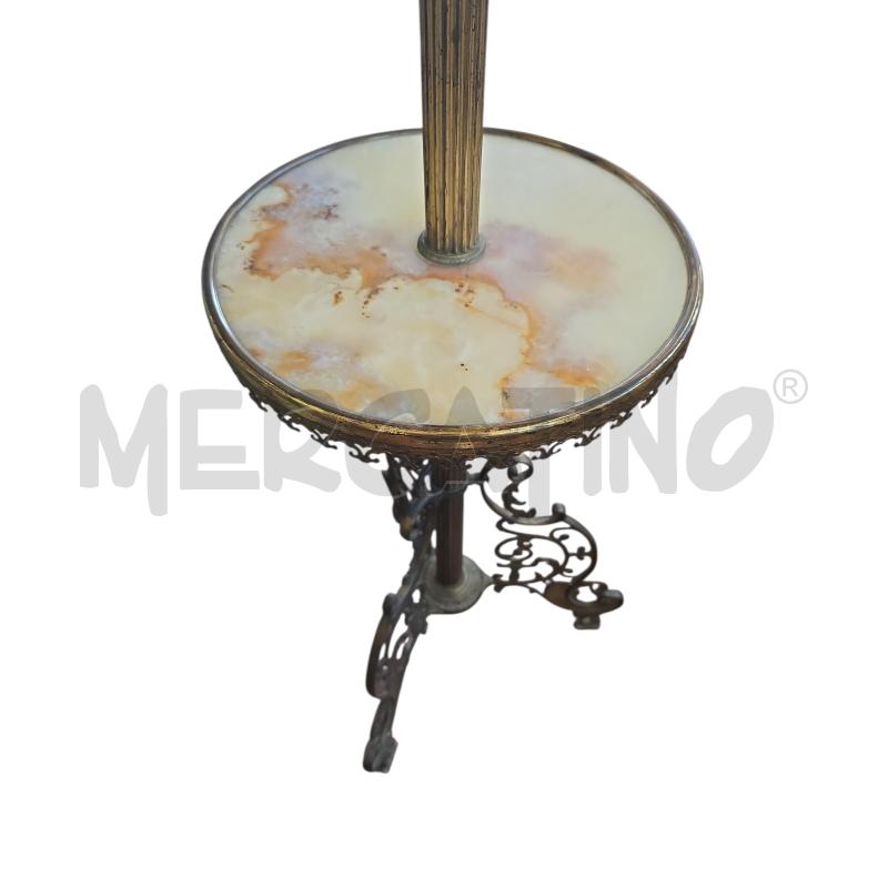 LAMPADA PIANTANA OTTONE MARMO | Mercatino dell'Usato Burolo 3