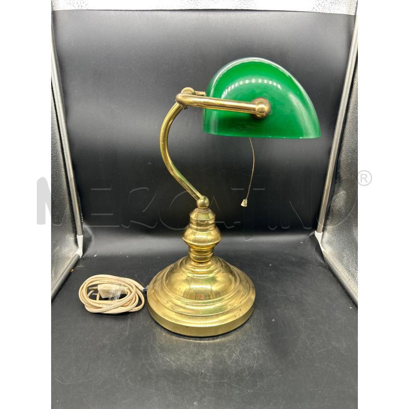 LAMPADA STILE MINISTERIALE VERDE DORATA | Mercatino dell'Usato Burolo 3