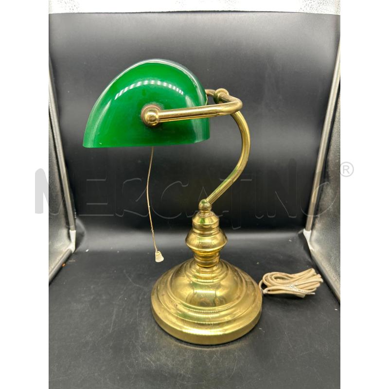 LAMPADA STILE MINISTERIALE VERDE DORATA | Mercatino dell'Usato Burolo 4