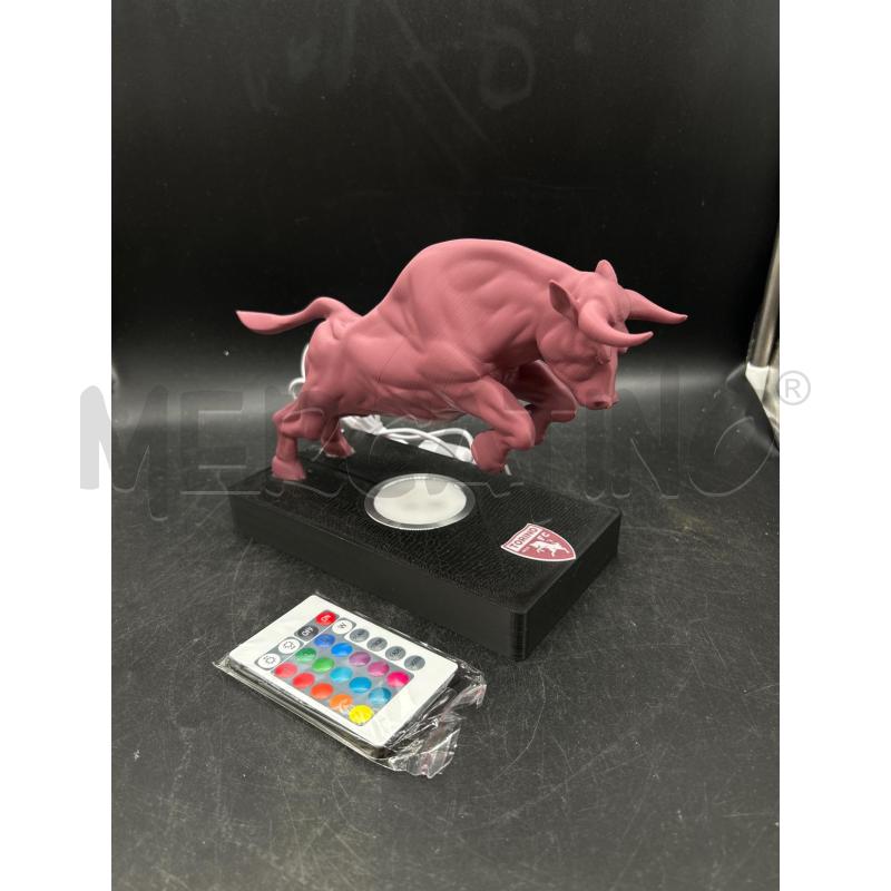LAMPADA TORINO LED CON TORO 3D | Mercatino dell'Usato Burolo 1