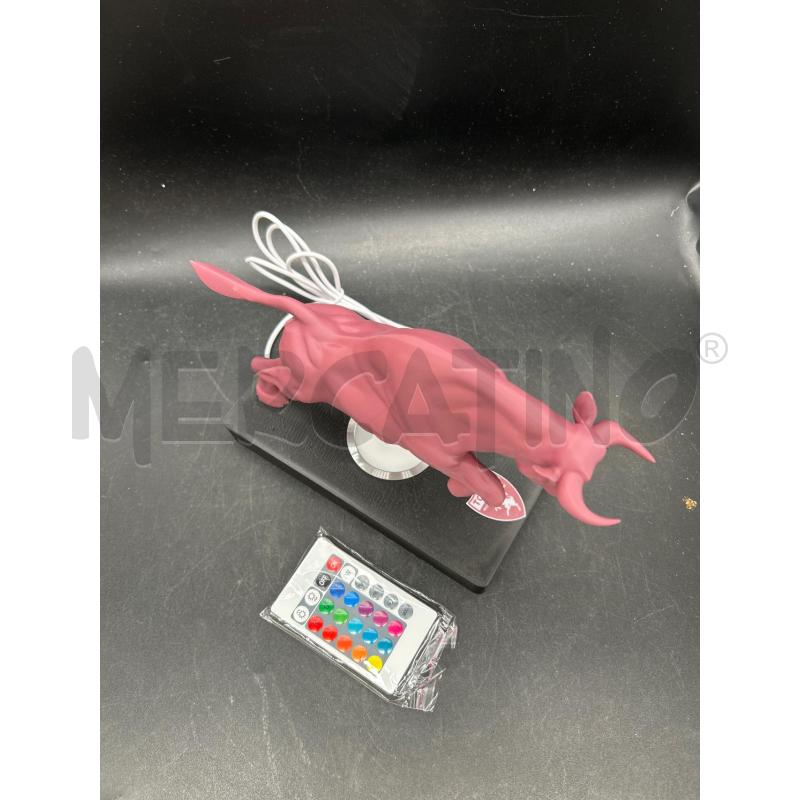 LAMPADA TORINO LED CON TORO 3D | Mercatino dell'Usato Burolo 2