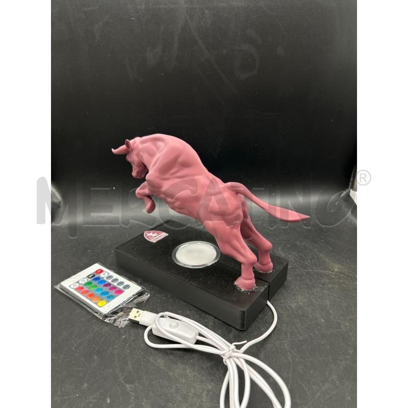 LAMPADA TORINO LED CON TORO 3D | Mercatino dell'Usato Burolo 3