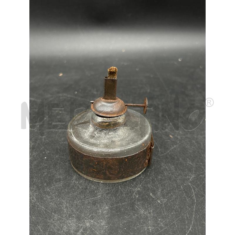 LAMPADA VETRO METALLO VINTAGE | Mercatino dell'Usato Burolo 1