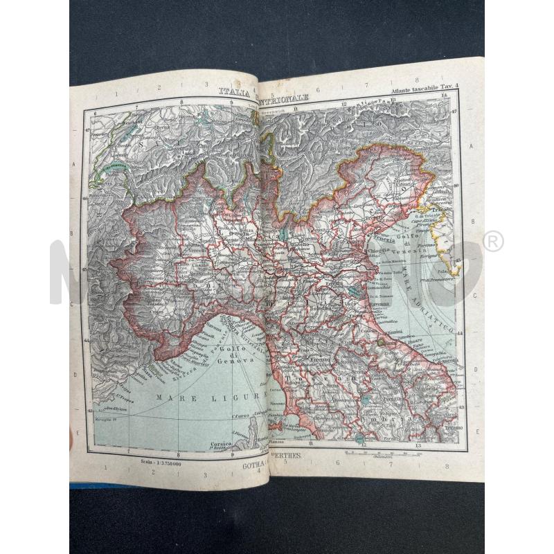 LIBRO ANTICO ATLANTE TASCABILE 1901 | Mercatino dell'Usato Burolo 3