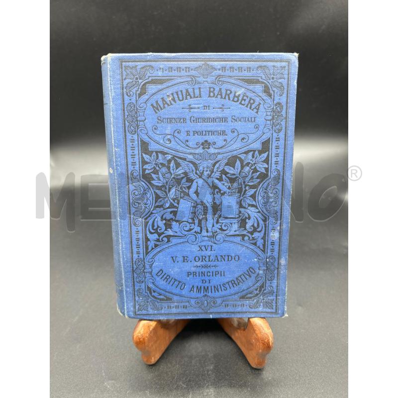 LIBRO ANTICO DIRITTO AMMINISTRATIVO 1910 | Mercatino dell'Usato Burolo 1
