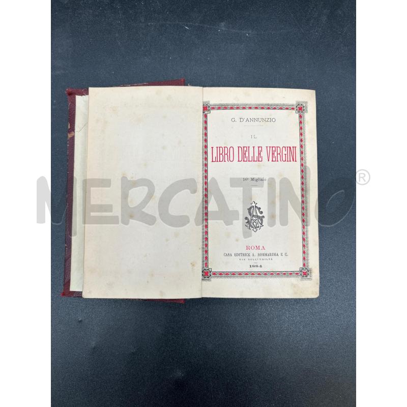 LIBRO ANTICO IL LIBRO DELLE VERGINI 1884 | Mercatino dell'Usato Burolo 2