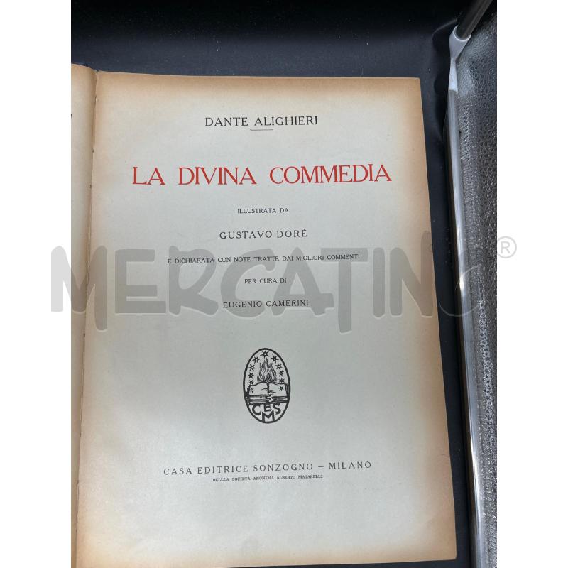 LIBRO DIVINA COMMEDIA DANTE ALIGHIERI ILL.GUSTAVO DORÈ 1956 | Mercatino dell'Usato Burolo 2