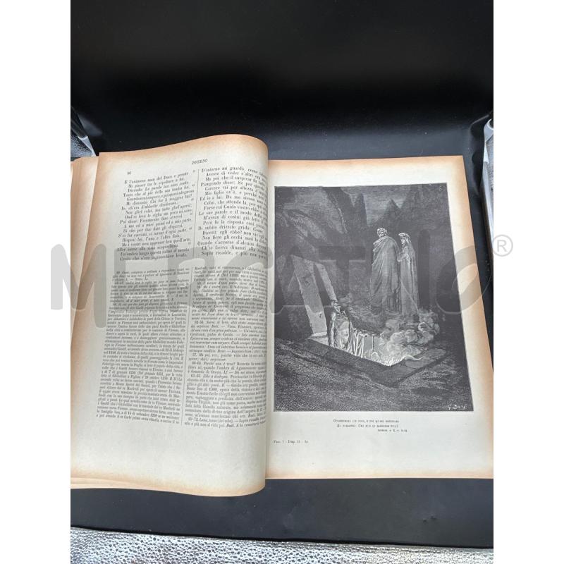 LIBRO DIVINA COMMEDIA DANTE ALIGHIERI ILL.GUSTAVO DORÈ 1956 | Mercatino dell'Usato Burolo 3