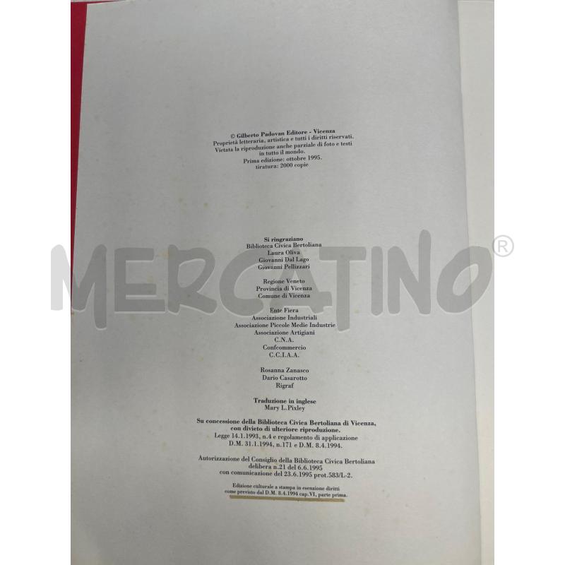 LIBRO FRATALIA AURIFICUM CIVITATIS VINCENTIAE | Mercatino dell'Usato Burolo 2