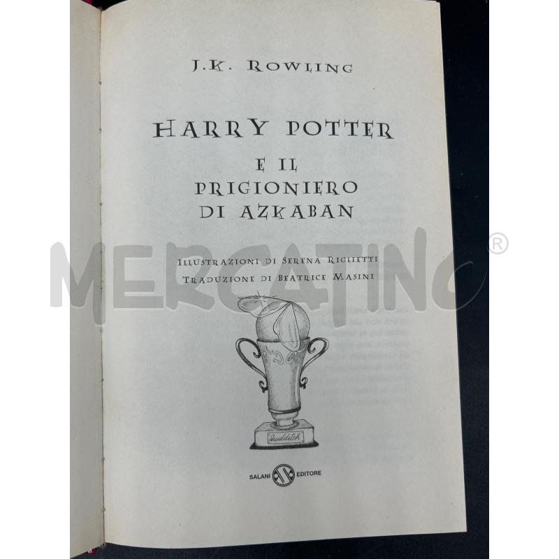 LIBRO HARRY POTTER E IL PRIGIONIERO DO AZKABAN 2002 | Mercatino dell'Usato Burolo 3