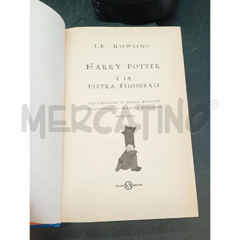 LIBRO HARRY POTTER LA PIETRA FILOSOFALE NOV. 2002 SENZA COPERTINA | Mercatino dell'Usato Burolo 4