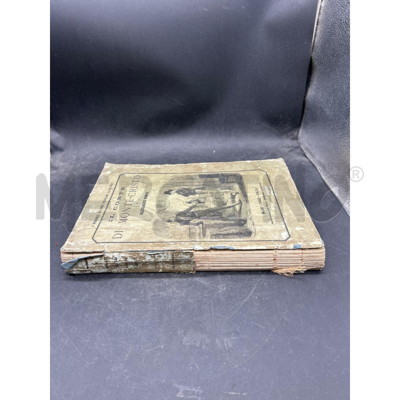 LIBRO IL CONTE DI MONTE-CRISTO 1867 | Mercatino dell'Usato Burolo 3
