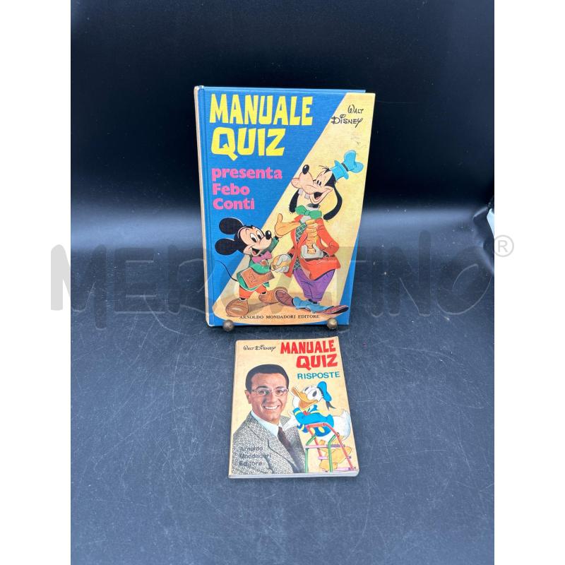 LIBRO MANUALE QUIZ DISNEY + RISPOSTE | Mercatino dell'Usato Burolo 1