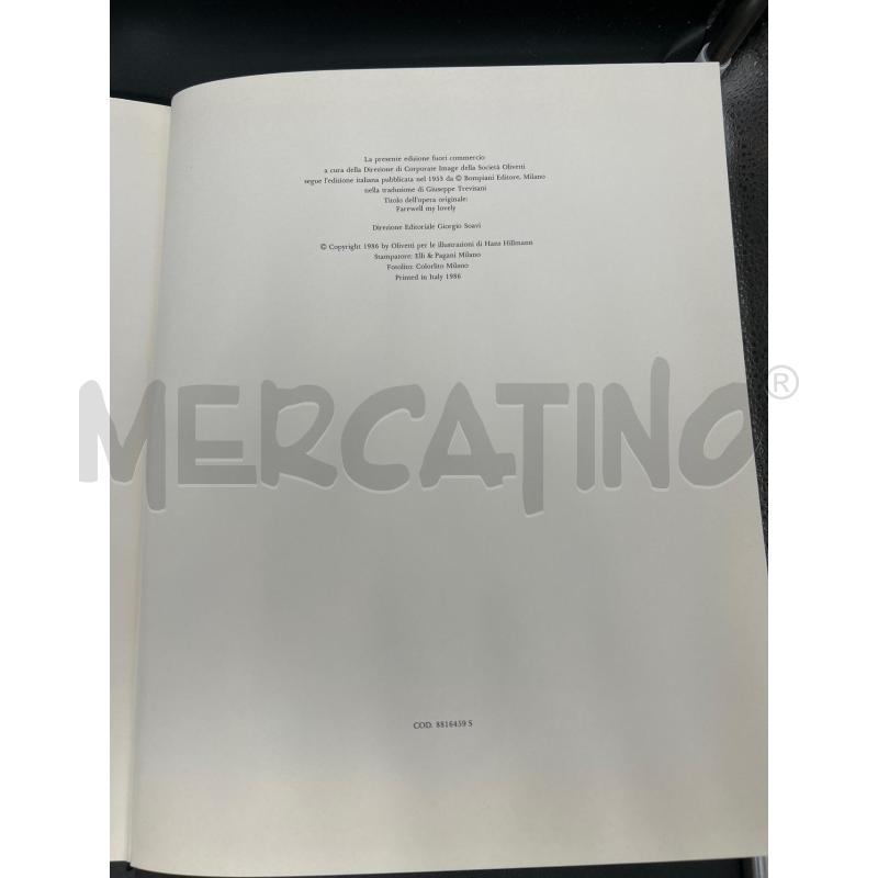 LIBRO OLIVETTI ADIO MIA AMATA | Mercatino dell'Usato Burolo 5