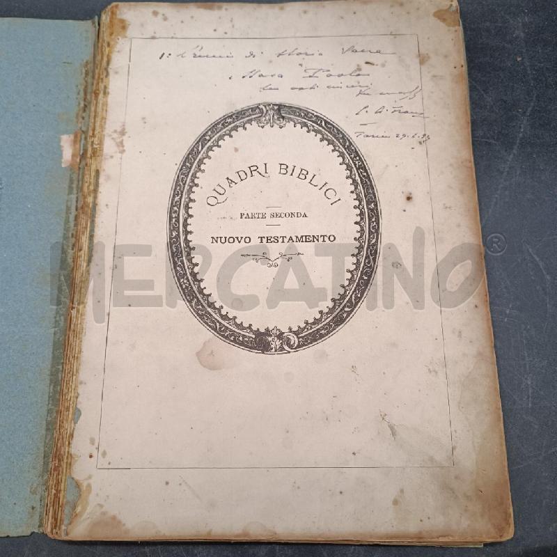 LIBRO QUADRI BIBLICI TIPOGRAFIA CLAUDIANA | Mercatino dell'Usato Burolo 2