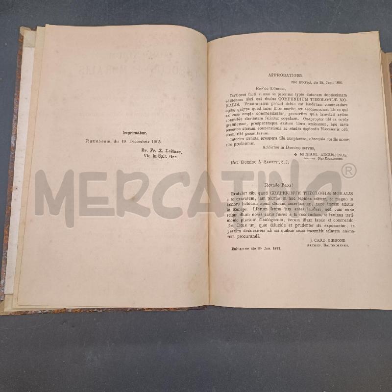 LIBRO THEOLOGIE MORALIS | Mercatino dell'Usato Burolo 2