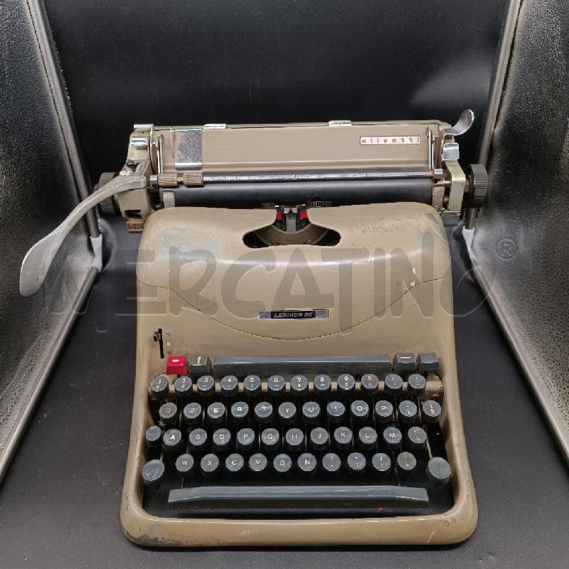 MACCHINA DA SCRIVERE OLIVETTI LEXOKON 80 | Mercatino dell'Usato Burolo 1