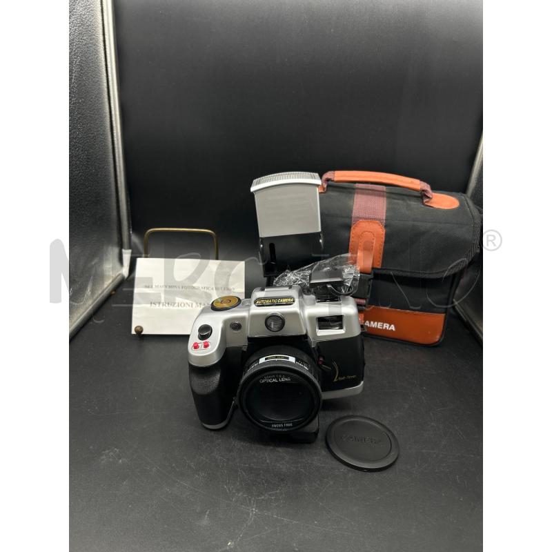 MACCHINA FOTOGRAFICA A RULLINO CON FLASH + CUSTODIA | Mercatino dell'Usato Burolo 1