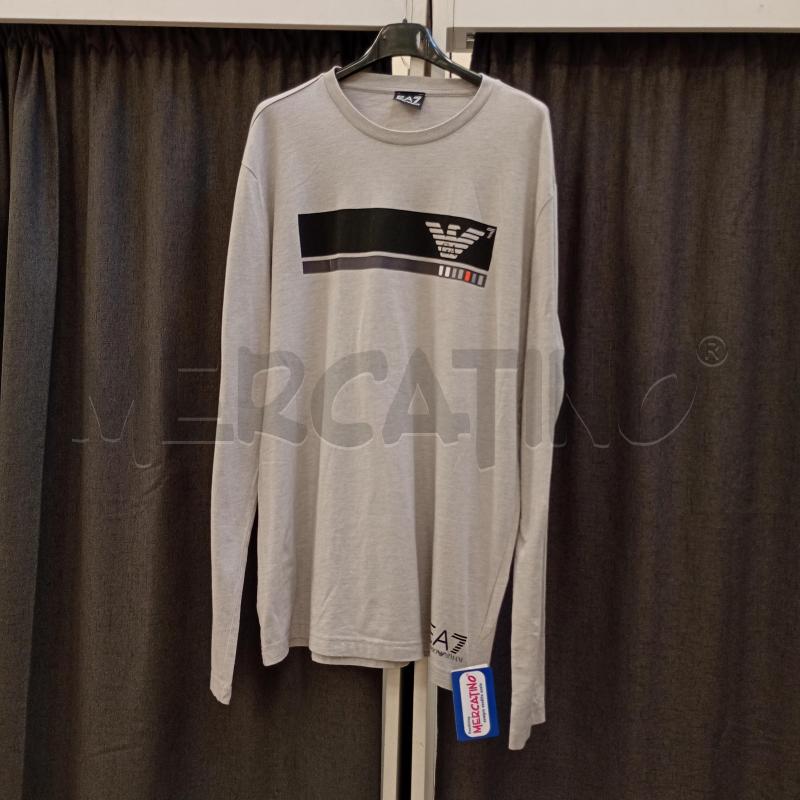 MAGLIA UOMO EMPORIO AMRNI GRIGOI COTONE MANICA LUNGA | Mercatino dell'Usato Burolo 1