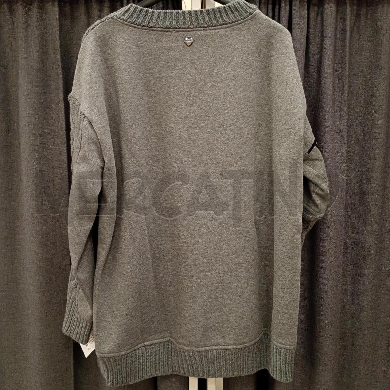 MAGLIONE DONNA TWINSET GRIGIO TRECCE LANA | Mercatino dell'Usato Burolo 2