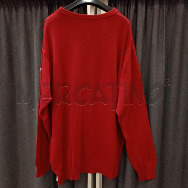 MAGLIONE UOMO HENRILLOYD TESSUTO ROSSO | Mercatino dell'Usato Burolo 2