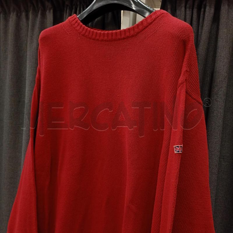 MAGLIONE UOMO HENRILLOYD TESSUTO ROSSO | Mercatino dell'Usato Burolo 3