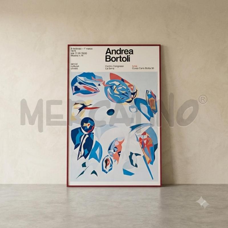 MANIFESTO OLIVETTI ANDREA BORTOLI 1978 | Mercatino dell'Usato Burolo 1