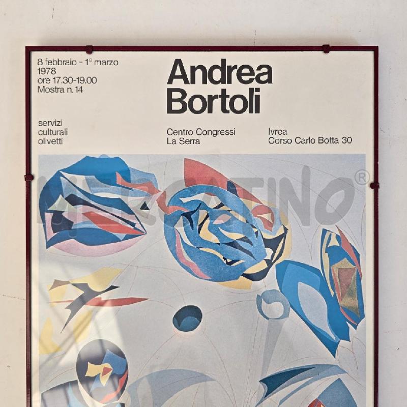 MANIFESTO OLIVETTI ANDREA BORTOLI 1978 | Mercatino dell'Usato Burolo 3