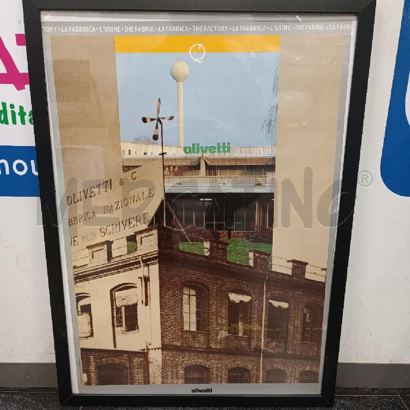 MANIFESTO OLIVETTI ANNI 80 | Mercatino dell'Usato Burolo 1