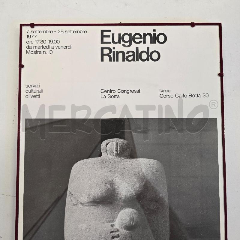 MANIFESTO OLIVETTI EUGENIO RINALDO 1977 | Mercatino dell'Usato Burolo 3