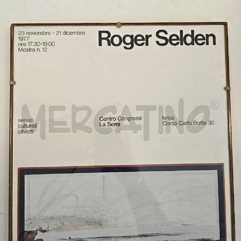 MANIFESTO OLIVETTI ROGER SELDEN 1977  | Mercatino dell'Usato Burolo 3