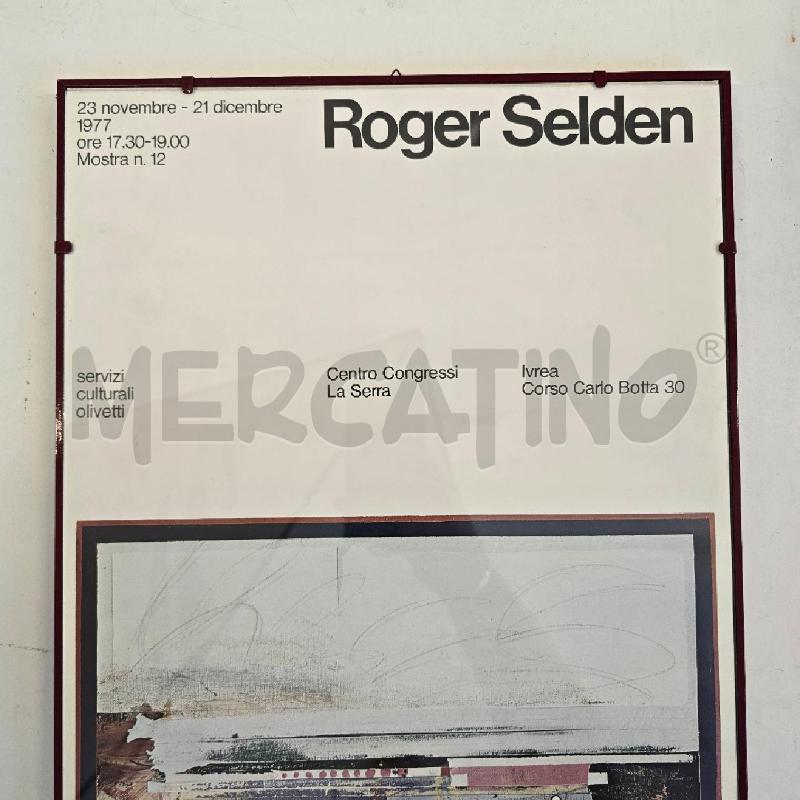 MANIFESTO OLIVETTI ROGER SELDEN 1977 | Mercatino dell'Usato Burolo 3