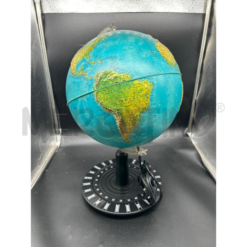 MAPPAMONDO LAMPADA CON MERIDIANI | Mercatino dell'Usato Burolo 1