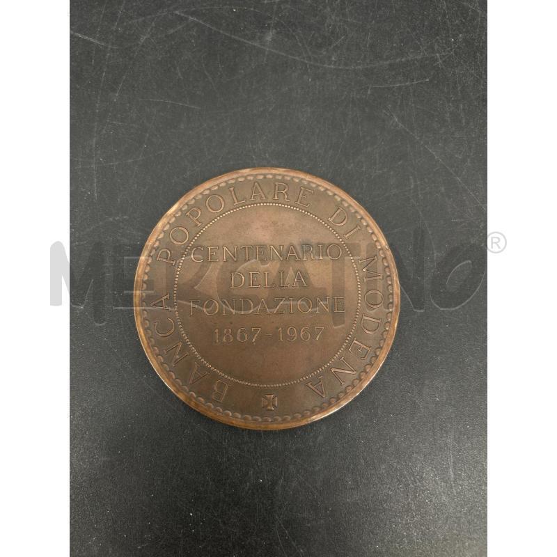 MEDAGLIA MODENA 1867 1967 | Mercatino dell'Usato Burolo 2
