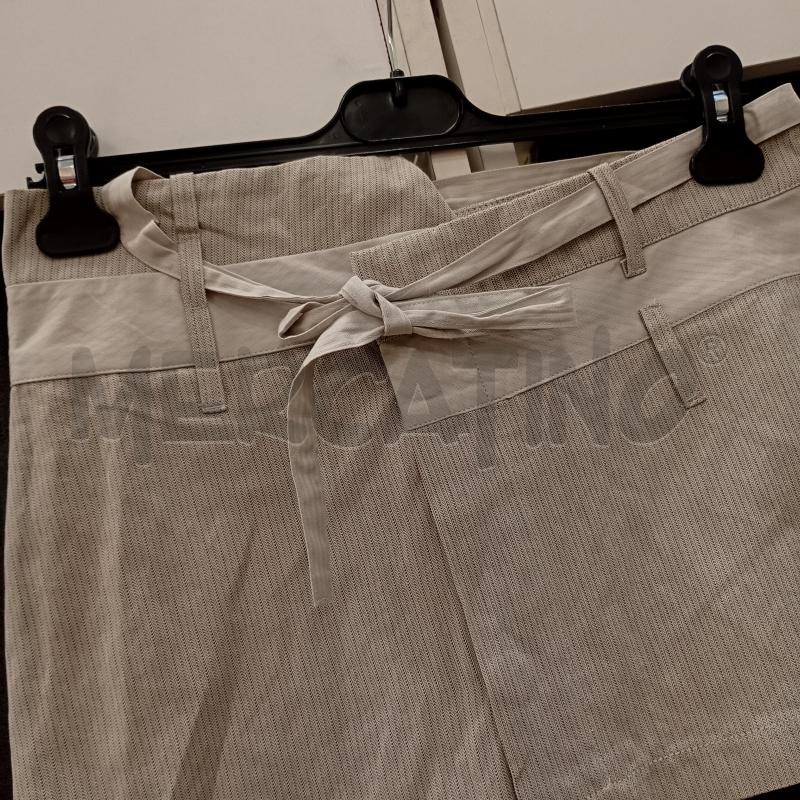 MINI GONNA PINKO GRIGIO RIGHE NERO ROSSO | Mercatino dell'Usato Burolo 3