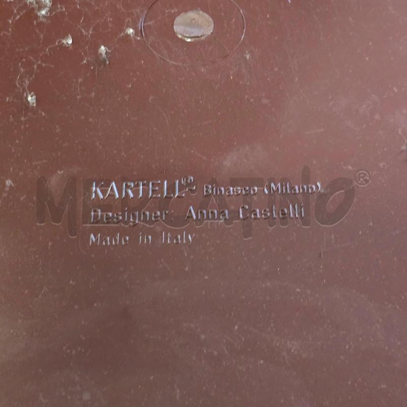 MOBILETTO KARTELL MARRONE  | Mercatino dell'Usato Burolo 3