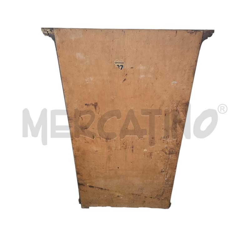 MOBILE LEGNO ANTICO 1 ANTA 3 CASSETTI | Mercatino dell'Usato Burolo 5