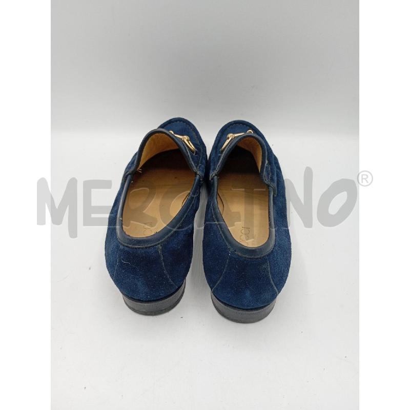MOCASSINI DONNA GUCCI BLU SCURO CON FIBIA DORATA | Mercatino dell'Usato Burolo 4
