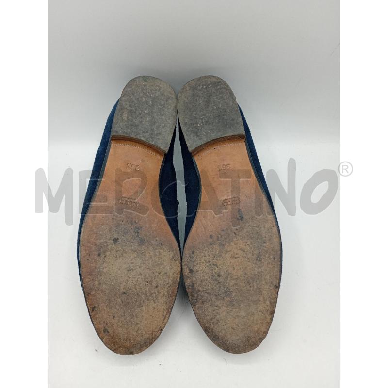 MOCASSINI DONNA GUCCI BLU SCURO CON FIBIA DORATA | Mercatino dell'Usato Burolo 5