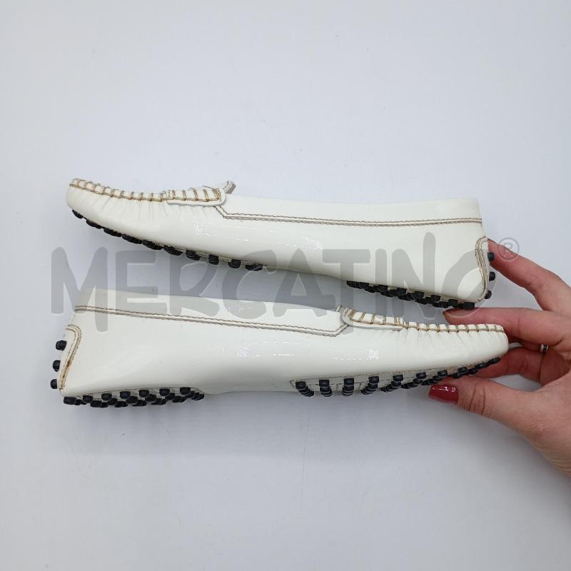 MOCASSINI DONNA TOD'S BIANCO LUCIDO | Mercatino dell'Usato Burolo 2