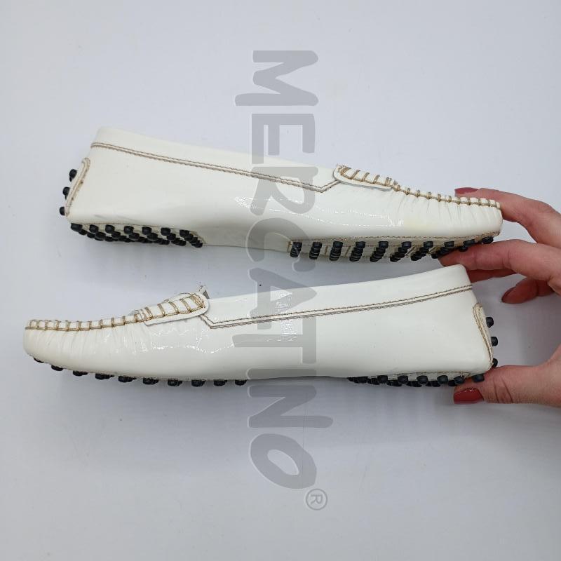 MOCASSINI DONNA TOD'S BIANCO LUCIDO | Mercatino dell'Usato Burolo 3
