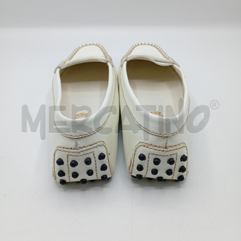 MOCASSINI DONNA TOD'S BIANCO LUCIDO | Mercatino dell'Usato Burolo 4