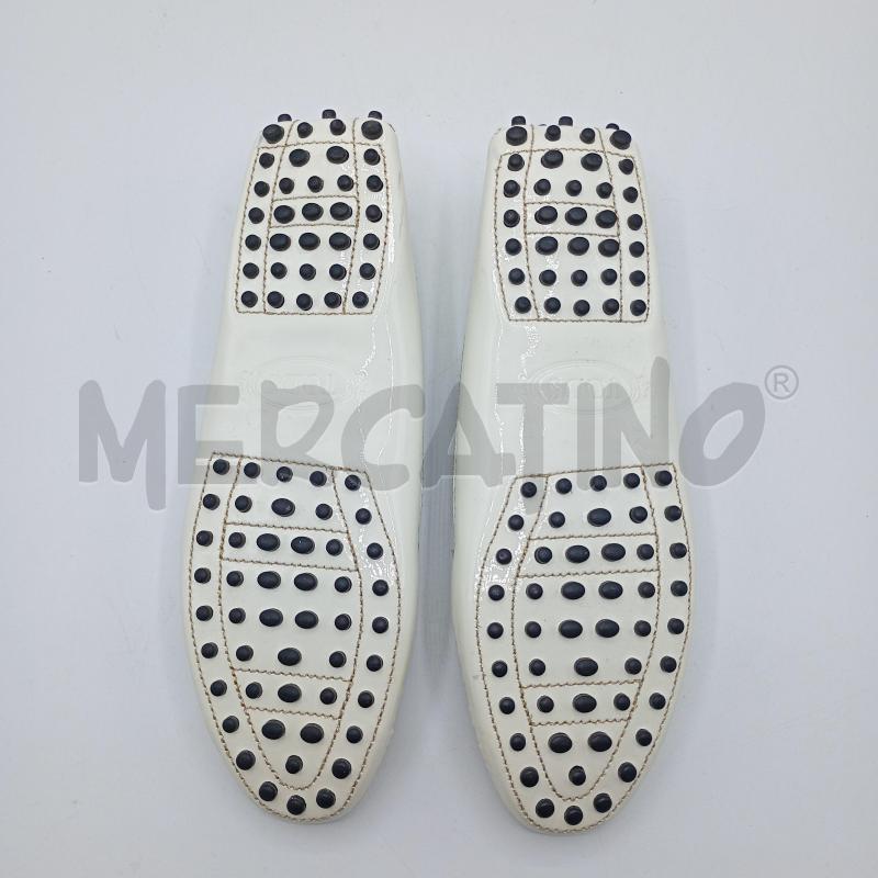 MOCASSINI DONNA TOD'S BIANCO LUCIDO | Mercatino dell'Usato Burolo 5