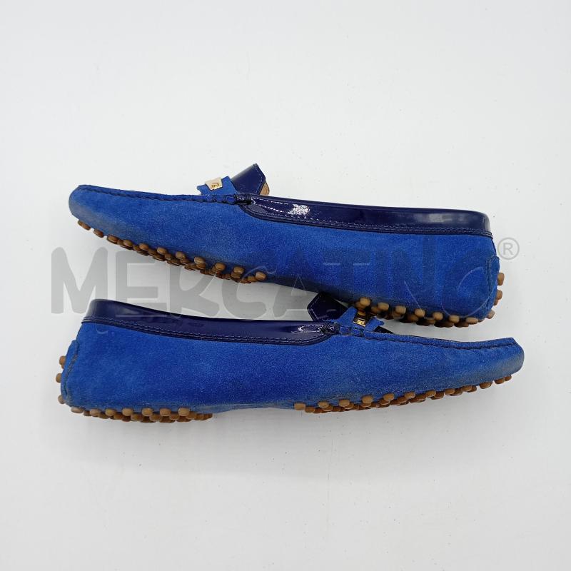MOCASSINI DONNA TOD'S BLU SCAMOSCIATO E LUCIDA | Mercatino dell'Usato Burolo 2