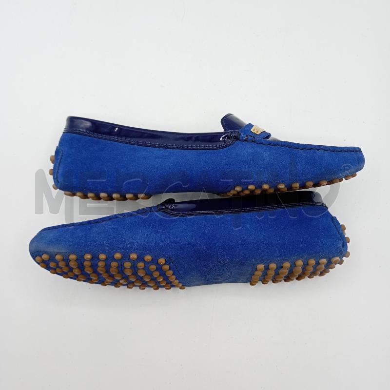 MOCASSINI DONNA TOD'S BLU SCAMOSCIATO E LUCIDA | Mercatino dell'Usato Burolo 3